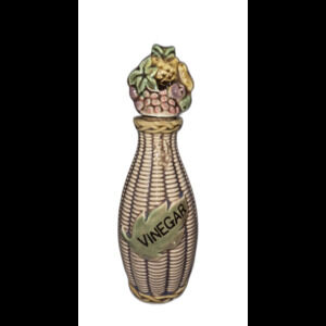 Tilso ceramic vinegar cruet with stopper basket weave 53/55 Vintage JAPAN